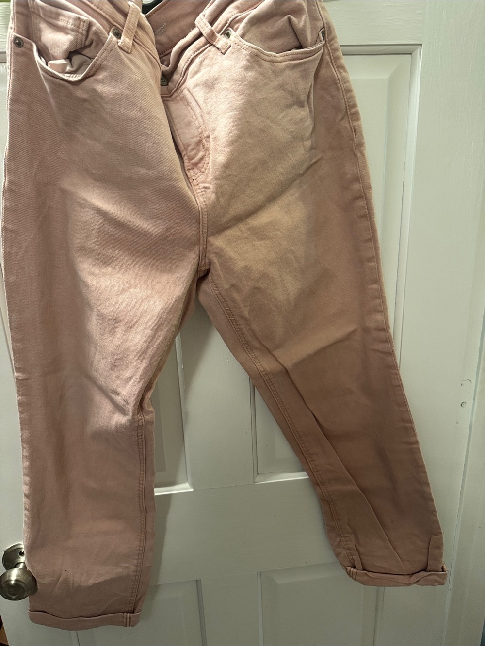 Women’s Pink High-Rise Jeans